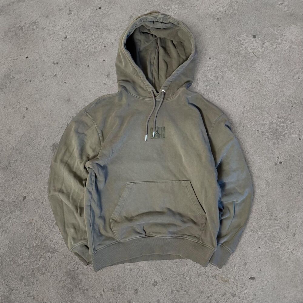 Jordan Brand olive green hoodie baggy men’s Size Small
